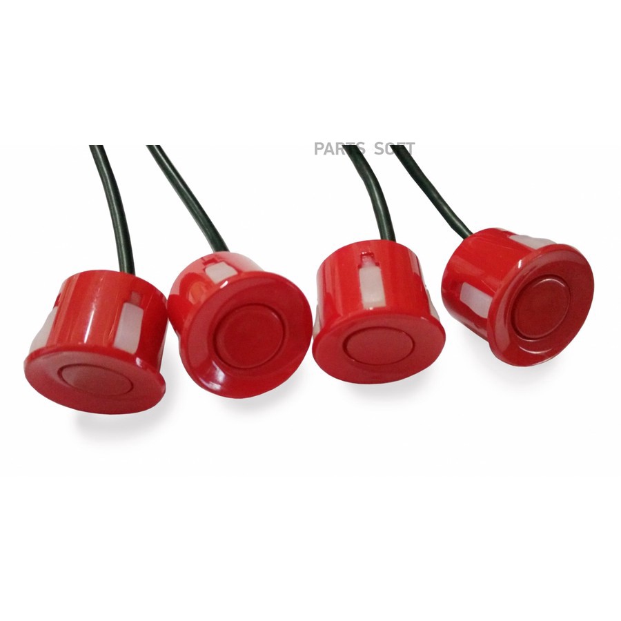 Датчик парктроника "AVS" (красный) (провод 2,5 м 22 мм) - AVS None None